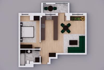 Apartament cu 2 camere decomandat în Iosefin