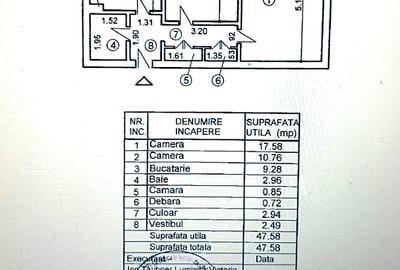Apartament 2 camere decom - Aleea Fetesti - renovat total 2026 - mob. si utilat - 8