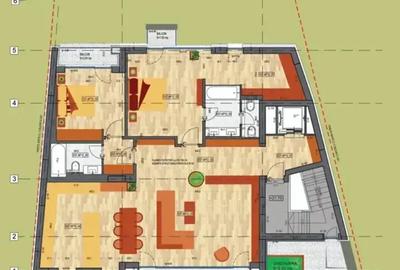 Apartament Penthouse 3 camere sut 158,43,  zona Dacia-Eminescu - 8