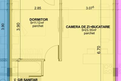 Bloc nou - de vanzare apartament cu 2 camere - Margeanului - 2