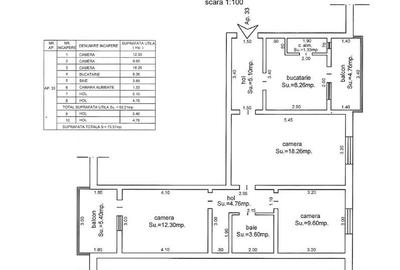 COMISION 0% APARTAMENT 3 CAMERE CU LIFT C. MARTIRILOR BLOC ANVELOPAT - 4