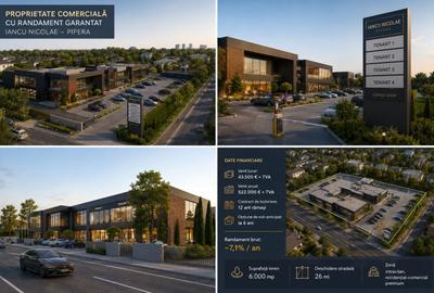 Proprietate comercială cu randament garantat | Iancu Nicolae – Pipera - 1