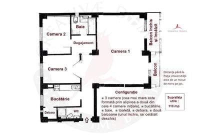 Universitate - Spatiu de birouri, 110 mp - 12