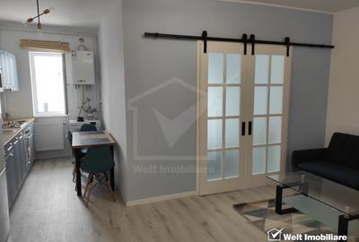 Apartament cu 2 camere semidecomandat, mobilat în Florești
