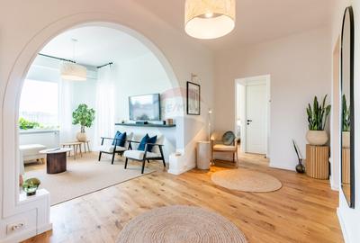 Apartament cu 4 camere decomandat, mobilat în Cișmigiu