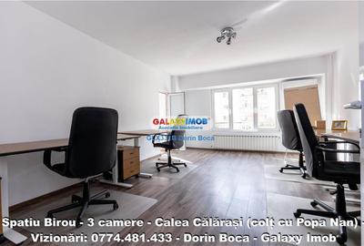 BIROU 3 Camere NEMOBILAT - CALEA CALARASI - Centrala proprie - 1