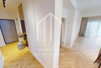 Ap. cu 3 camere-etaj intermediar, mobilat partial -75mp utili + terasa - 7