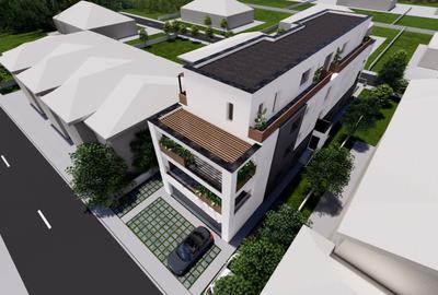 3 camere, CURTE 67 mp si 2 PARCARI proprii, 75 MP, FINISAT MODERN,  COMISION 0% - 6