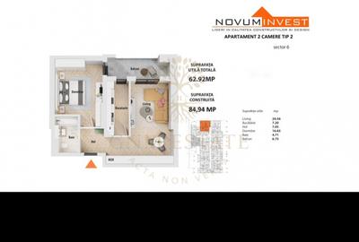 2 Camere Et.1/11 | Parcare | Novum Politehnica - 15