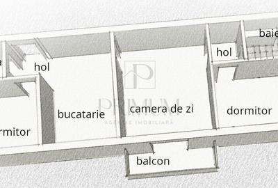 BUZIASULUI - 3 CAM - BLOC ANVELOPAT - CENTRALA PROPRIE/AC - MOBILAT COMPLET - 12
