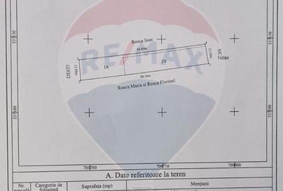 Teren agricol intravilan de 1200 mp, în Perieni