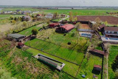 Vilă pe malul lacului, 3.000 mp, 4 corpuri, Piscină, teren Tenis - 24