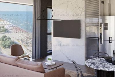Finalizat | Apartament pe plaja cu vedere la mare în imobil premium - 1