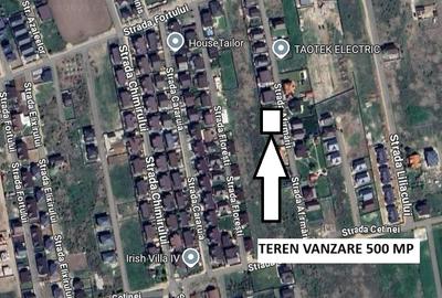 👉 „Teren 500 mp între case, cu toate utilitățile – Domnești, Ilfov | Preț excel - 1