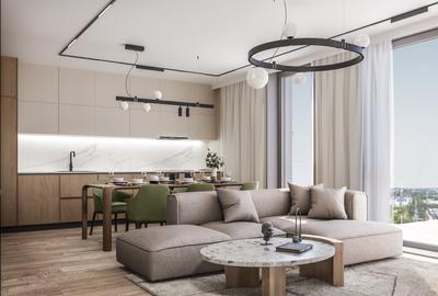 Penthouse cu 3 camere decomandat în Dămăroaia