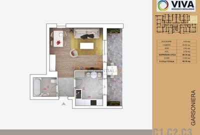 Garsoniera decomandata, bloc nou, incalzire in pardoseala, Aparatori - 5