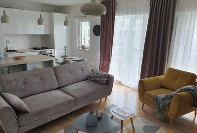 Apartament cu 2 camere decomandat, mobilat în Barbu Văcărescu