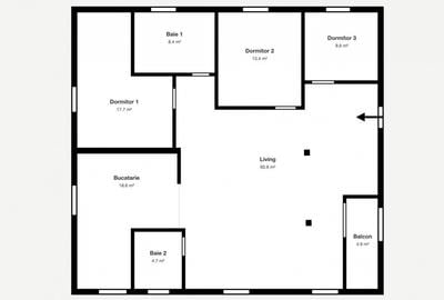 Apartament 4 Camere - Zona Complexul Studentesc - 0% COMISION - 19