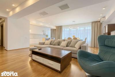 Apartament cu 3 camere semidecomandat, mobilat în Herăstrău