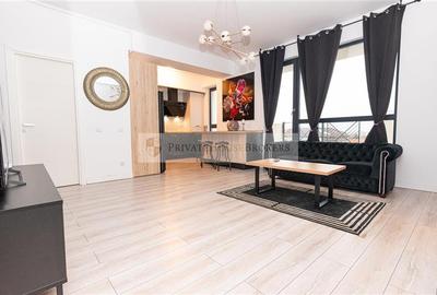 Apartament cu 2 camere semidecomandat, mobilat în Pipera