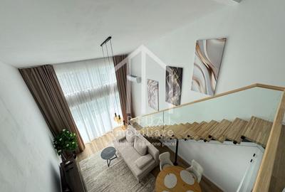 Penthouse mobilat si utilat modern - 89 mp, loc de parcare - 2