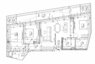 Apartament 4 camere, 2 Bai, 91 mp, Terasa 23 mp, finisat, Central - 3