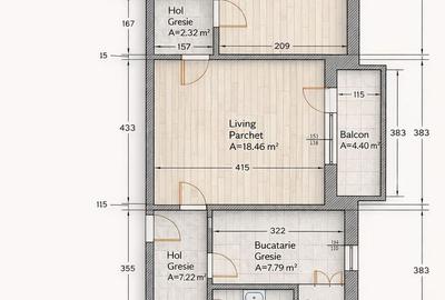 3 camere, 2 băi, 2 balcoane, 71 mp utili, zona Lipovei - 9