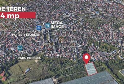 Vanzare teren intravilan, 6994 mp, deschidere ampla, Popesti-Leordeni - 4