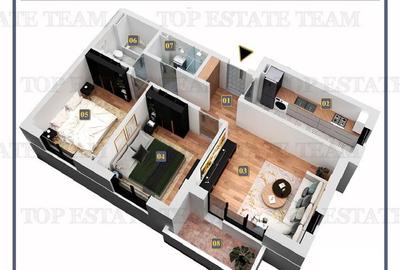 Apartament 3 camere cu finisaje premium si toate utilitatile in Cartierul Milita - 6