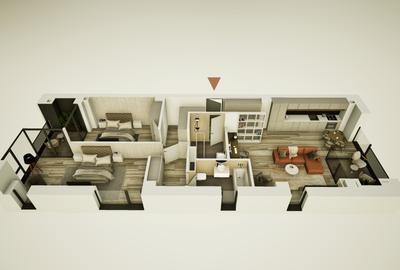 Apartament central cu 3 camere în Cartierul Vienez, de la dezvoltator: Nord One - 2