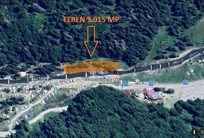 Teren 3.015 mp | vis-a-vis Cabana Voina | POT constr 5% | Zonă Turistică Premium - 2