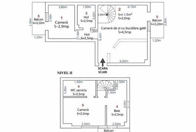 Apartament modern 3 camere 2 bai 2 balcoane zona Terezian - 14