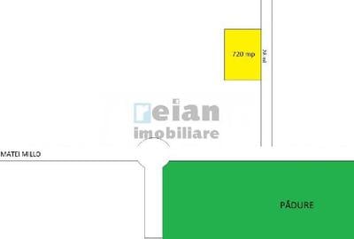 Voluntari - Matei Millo Padure Teren 720 Mp, D-28, Curent, Gaze - 1