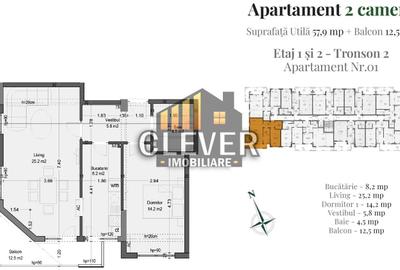 Apartament cu 2 camere decomandat în Theodor Pallady
