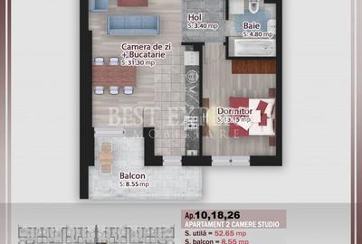2 Camere Ideal Investitie -5 min STB/Zona linistita - 3