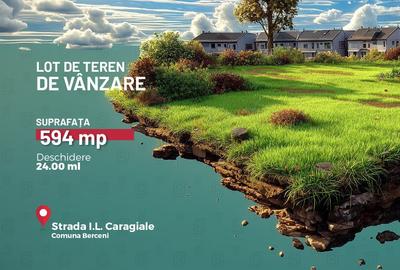 Oportunitate rezidentiala, Teren intravilan 594 mp, Comuna Berceni - 3