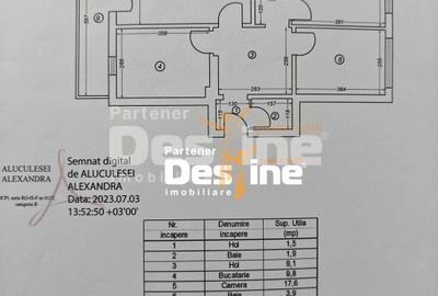 DACIA, Apartament 3 camere, 71.7 MP, 164.900 € - 12