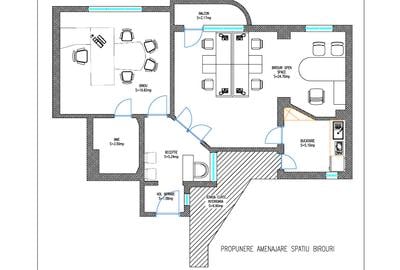 Apartament 2 camere Dorobanți – 57 mp, etaj 1, ideal birou, ultracentral - 5