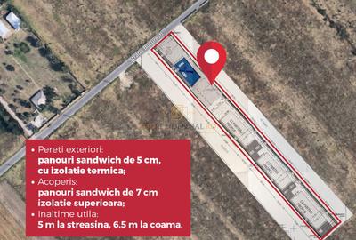 Hală industrială modernă de vânzare – 560 mp construiți | Teren 1.288 - 2