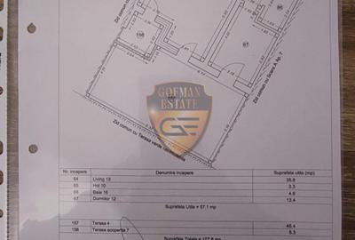 2 camere Tomis Park, plus terasa 108 m utili mobilat si utilat, etaj 1/8 - 8