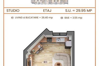 GARSONIERA SPATIOASA IN BLOC NOU - COMISION 0% - TVA INCLUS - MILITARI RESIDENCE - 4