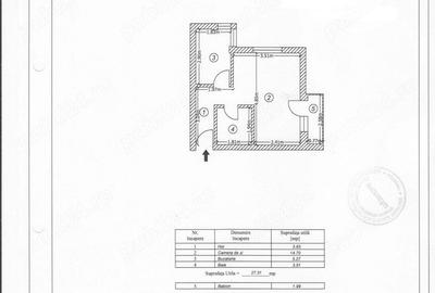 Garsonieră 5 min METROU CRÂNGAȘI | Bloc 2012 | Centrală proprie | Etaj 1 - 9
