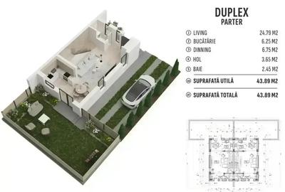Duplex curte libera de 150mp + 60mp (2 locuri parcare) - 28