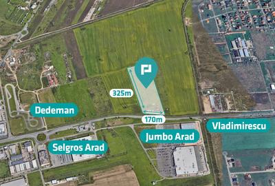 Teren de 55.340 mp, vis-a-vis de Jumbo, Arad - 1