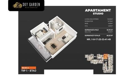 2 camere - 4 min metrou Berceni - Sky Garden Residence - bl. finalizat - 1