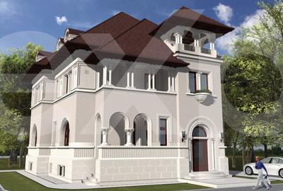 Vila cu arhitectura deosebila de vanzare- Primaverii- televiziune - 6
