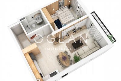 Apartament 2 cam cu parcare subterana, bloc cu lift,  Calea Surii Mici - 5