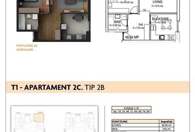 Aparatorii Patriei - Apartament 2 camere - 4