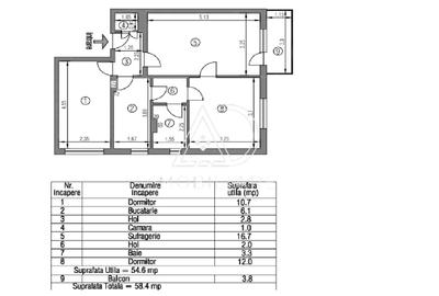 Apartament 3 camere decomandat – etaj 2, zonă excelentă, Bumbești-Jiu - 9