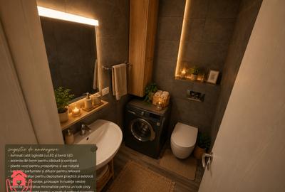 SISESTI-2 camere mobilate, 2 bai, terasa cu vedere lac, bloc boutique, parcare! - 5